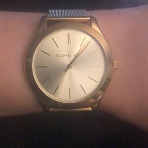 Michael Kors Gold Mesh Watch